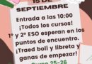 Inicio del curso escolar 25-26